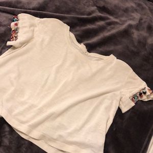 Anthropologie Pom Pom shirt